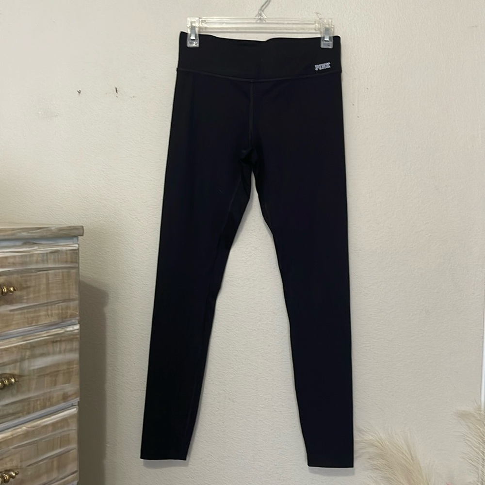 PINK ULTIMATE BLACK WORKOUT LEGGINGS